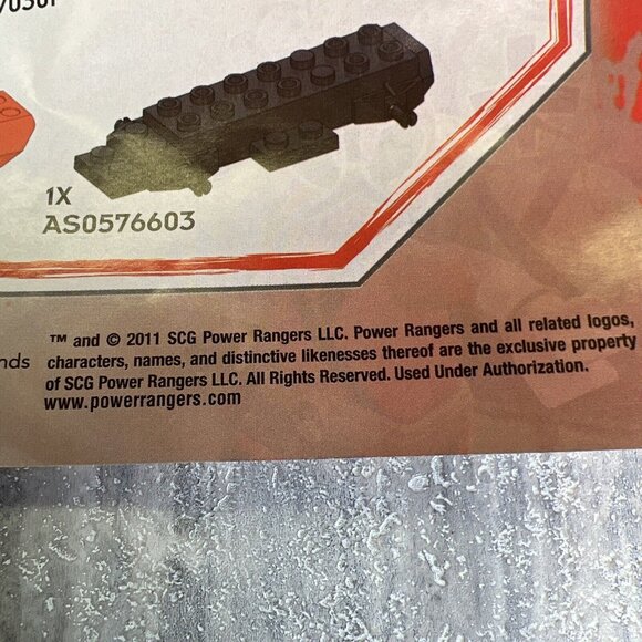 Mega Bloks Power Rangers DEKER POCKET RACER set 5765 Super Samurai 2011 - Picture 4 of 8